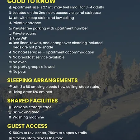 Leviloma - 27m2 C - Levistar - Levistar Апартаменты